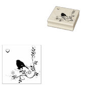 幸せのブルーバード ラバースタンプ (押印)