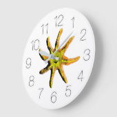 幸せの光  ラージ壁時計 (傾斜)