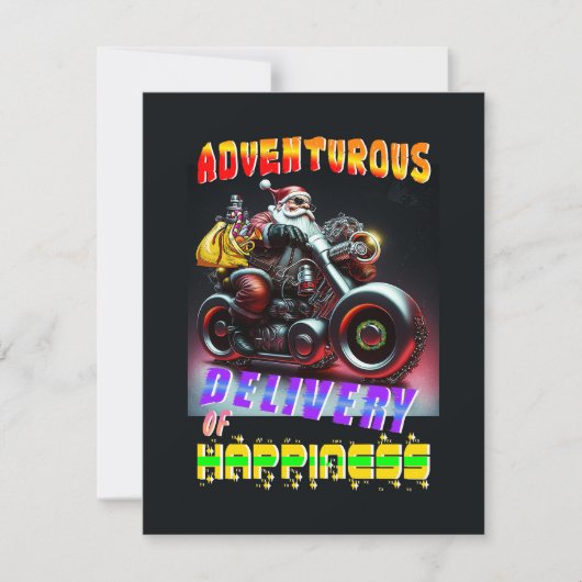 幸せの冒険的デリバリー ノートカード (正面)