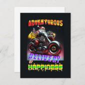 幸せの冒険的デリバリー ノートカード (正面/裏面)