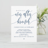幸せの始まりを優雅に「Happily Ever After Elopement Brunch」、ネイ 招待状 (スタンド正面)