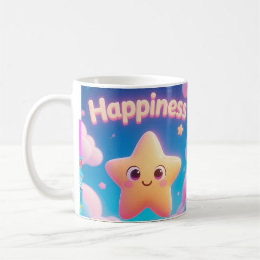 幸せの星マグ コーヒーマグカップ (左)