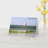 幸せの父の日 カード (黄色い花)