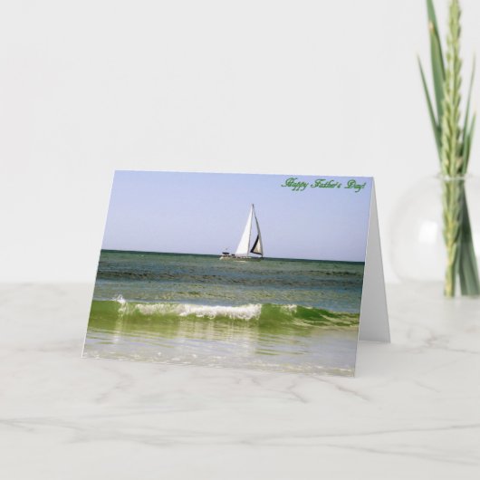 幸せの父の日 カード (正面)