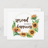 幸せの種を広める ポストカード (正面/裏面)