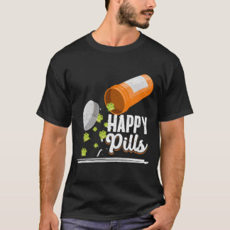 幸せの薬のカエル カエル好きな人 Tシャツ