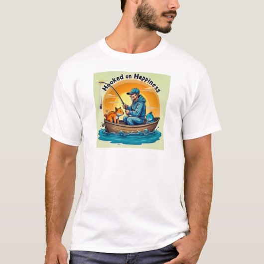 幸せの釣り Tシャツ (正面)