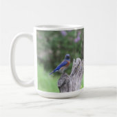 幸せの青い鳥 コーヒーマグカップ (左)