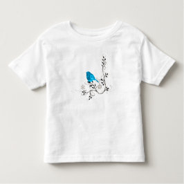 幸せの青い鳥 トドラーTシャツ