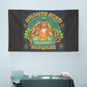 幸せの黄金の日を探そう！ 横断幕 (トレードショー)