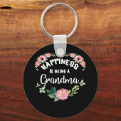 幸せはおばあちゃんの母の日 キーホルダー (正面)