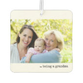 幸せはおばあちゃん |写真2 カーエアーフレッシュナー (裏面)