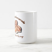 幸せはこのマグカップのコーヒーのように自家製である コーヒーマグカップ (中央)