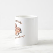 幸せはこのマグカップのコーヒーのように自家製である コーヒーマグカップ (中央)