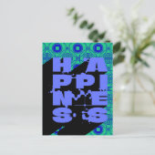 幸せはっきりしたA抽象芸術 ポストカード (スタンド正面)