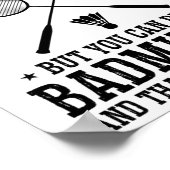 幸せはな買いがバドミントンで遊きる ポスター (角)