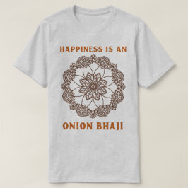 幸せはオニオンベージヤカレー愛好家 Tシャツ