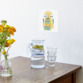 幸せはコーヒーと本 箔ポスター (レイダウン (キッチン))