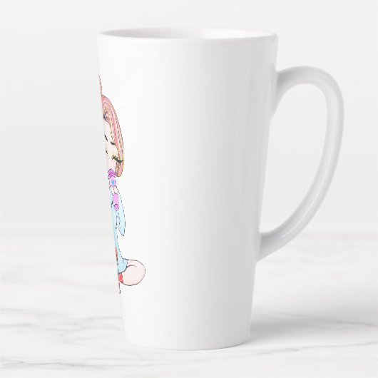 幸せはコーヒーのカップ カフェラテマグ (右)