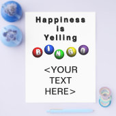 幸せはビンゴを叫ぶこと チラシ (シングル)