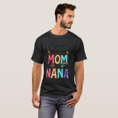 幸せはママとナナフローラ母 Tシャツ (正面フル)