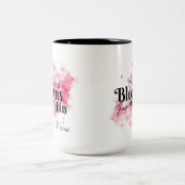 幸せは内から花開く ツートーンマグカップ (中央)