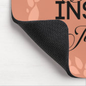 幸せは内なる仕事 ブラッシュ フレア マウスパッド (コーナー)