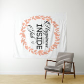 幸せは内側から生まれるものよ ワレア タペストリー (インサイチュ(横))