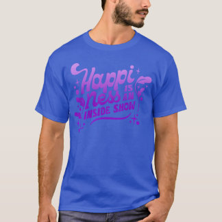 幸せは内面のショー 女の子 Tシャツ