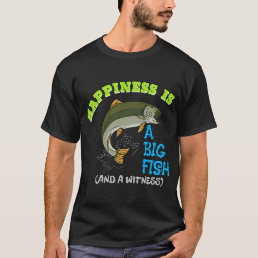 幸せは大きな魚 Tシャツ (正面)