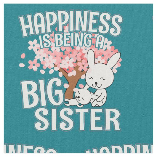 幸せは姉である – バニー ファブリック (クローズアップ)