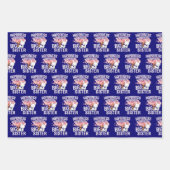 幸せは姉である – バニー ラッピングペーパーシート (正面)