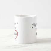 幸せは姪のこと コーヒーマグカップ (中央)
