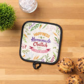 幸せは手作りのチャラから  - オーダーメイド 鍋敷き (トップダウン)