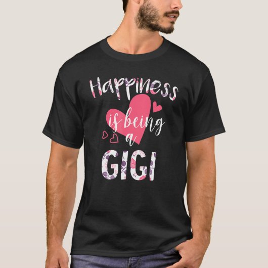 幸せは母の日ギギである Tシャツ (正面)