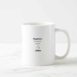 幸せは温かいコーヒーマグだ コーヒーマグカップ