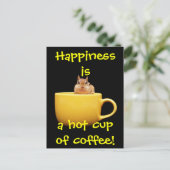 幸せは熱いコーヒーだ! ポストカード (スタンド正面)