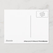 幸せは熱いコーヒーだ! ポストカード (裏面)