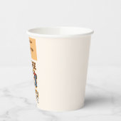 幸せは熱いコーヒー一杯にあり 紙コップ (左)