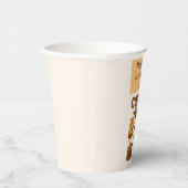 幸せは熱いコーヒー一杯にあり 紙コップ (右)