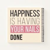 幸せは爪、 ネイル ノートブック (裏面)