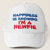 幸せは自分が新人だと知ること キャップ (正面)