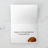 幸せは良い友達のカードを持っている カード (内部)