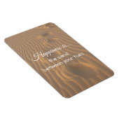 幸せは足の指の間の砂の名言 マグネット (右側)