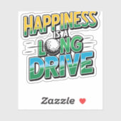 幸せは長いドライブ、ゴルフ シール (シート)