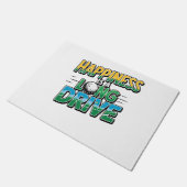 幸せは長いドライブ、ゴルフ ドアマット (アングル)