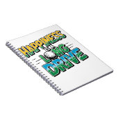 幸せは長いドライブ、ゴルフ ノートブック (右側)