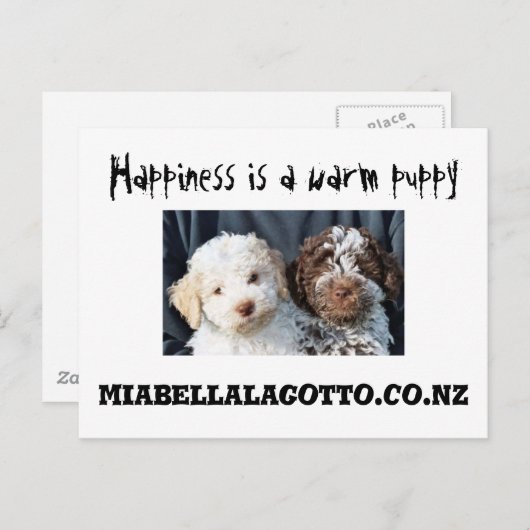 幸せは… ポストカード (正面/裏面)