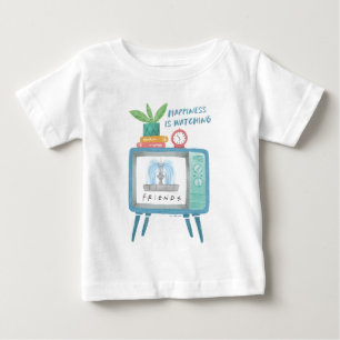 幸せはFRIENDS™を見ています。 ベビーTシャツ