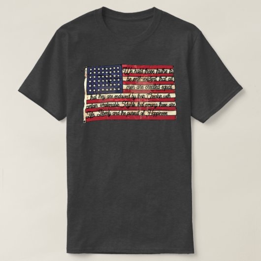 幸せへの追求 Tシャツ (デザイン正面)
